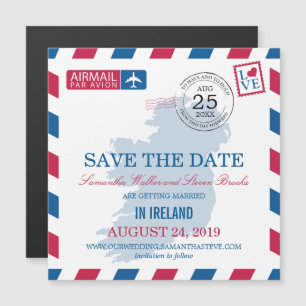 Invitation Magnétique L'Irlande a enregistré la date