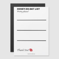 Liste des données de Honey Do
