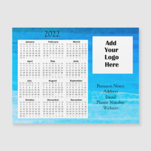 Invitation Magnétique Logo d'entreprise - Calendrier de l'appréciation d