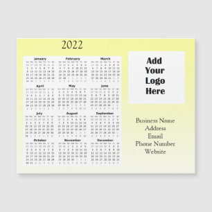 Invitation Magnétique Logo d'entreprise - Calendrier de l'appréciation d