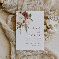 Mariage en terre cuite fleurie de Bohême