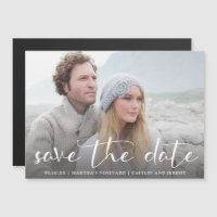 Mariage en une seule photo Enregistrer la date Mag