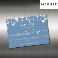 Mariage étoile blanche bleu Dusty enregistrer l'ai