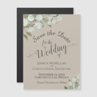 Mariage Eucalyptus Enregistrer la date Taupe de ca
