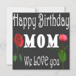Invitation Magnétique Meilleur Maman Birthday Design<br><div class="desc">Wonderful cute birthday design for your lovely mama</div>