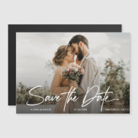 Modern Simple Custom photo mariage enregistrer la