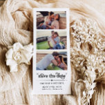 Invitation Magnétique Moderne Rétro Enregistrer la date | Photo Booth St<br><div class="desc">Moderne Rétro Enregistrer la date | Photo Booth Strip Modern Retro Enregistrer La Date Invitation | Faire-part Mariage Ce funky save the date est un design intemporel qui s'adapte aux évènements bohème, rétro, minimaliste ou moderne. Vous pouvez facilement modifier le texte et la couleur arrière - plan pour mieux correspondre...</div>