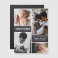 Moments chéris - Annonce de naissance de bébé magn