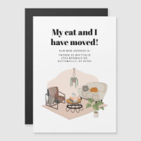 Mon chat et moi avons déménagé Changement d'adress