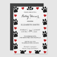 Motif De Pâtes, Poches De Chien, Coeurs Rouges, Ba