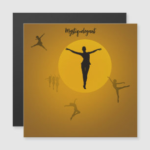Invitation Magnétique Mystique Danse Élégante