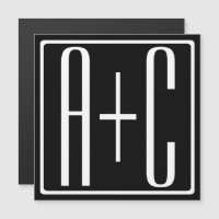 Noir & Blanc | Initiales de couple