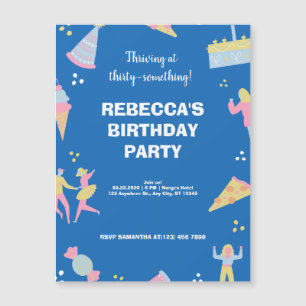 Invitation Magnétique Nouvel anniversaire