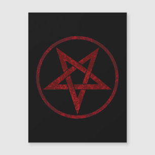 Invitation Magnétique Pentagram Red Devil