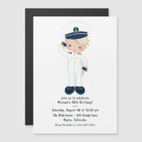 Petit garçon de la marine Fête d'anniversaire naut