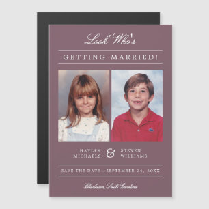 Invitation Magnétique Photo de l'enfant couleur personnalisée Enregistre