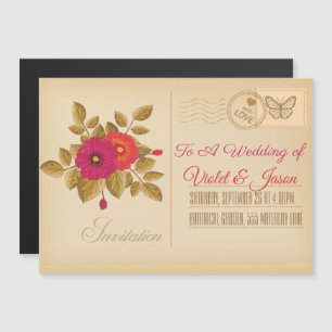 Invitation Magnétique Potage vintage