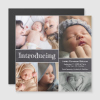 Premier collage photo pour bébé Introduction naiss