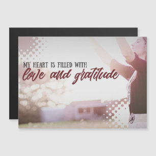 Invitation Magnétique Rempli D'Amour Et De Gratitude