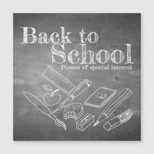 Invitation Magnétique Retour à l'école