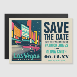 Invitation Magnétique Sauver la date   Las Vegas, NV