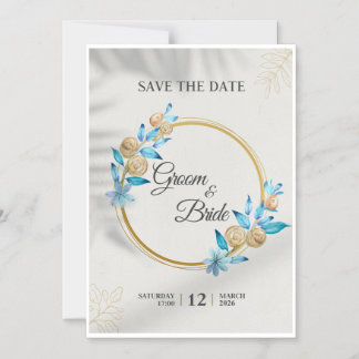 Invitation Magnétique save the date greetings
