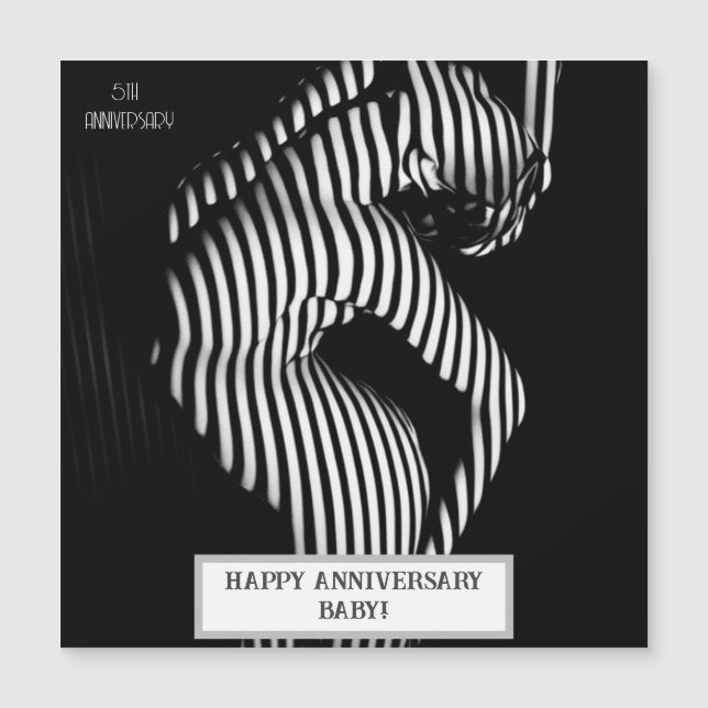 Invitation Magnétique Sexy Mariage Anniversaire Naughty (Devant)