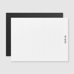 Invitation Magnétique Simple Clean Minimalist Dotted Lines personnalise