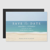 Simple Florida Beach Wedding Enregistrer La Date