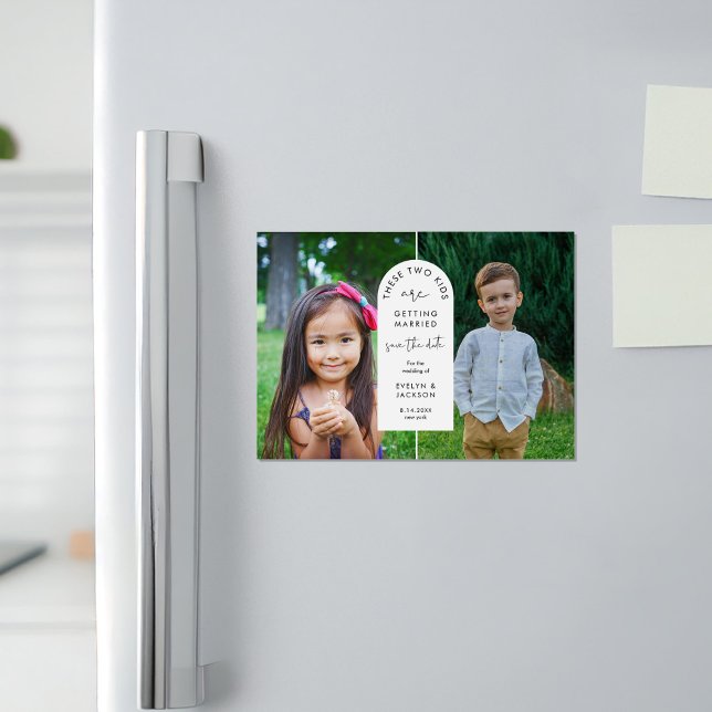 Invitation Magnétique STELLA Photo Enfance Enregistrer la date Annonce (Créateur téléchargé)