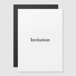 Invitation Magnétique Supprimer ce texte et ajouter votre propre design