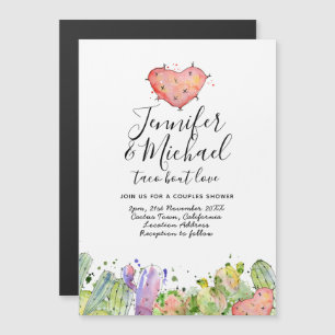 Invitation Magnétique Taco Bout Love - Fun Mariage Fiesta moderne invite