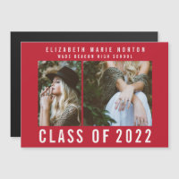 Type graduation multi photo moderne magnétique rou