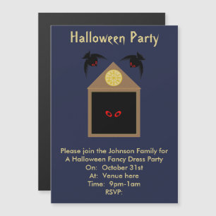 Invitation Magnétique Un manque de bonté Ravens Halloween Personnalisé