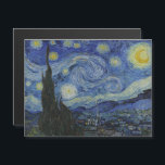 Invitation Magnétique Vincent Van Gogh, La Nuit étoilée<br><div class="desc">Vincent Van Gogh - La Nuit étoilée,  1889.</div>