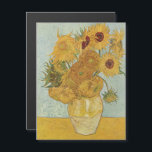 Invitation Magnétique Vincent Van Gogh - Tournesols, 3ème version<br><div class="desc">Vincent Van Gogh - Sunflowers,  Sonnenblumen,  Troisième version,  1888.</div>