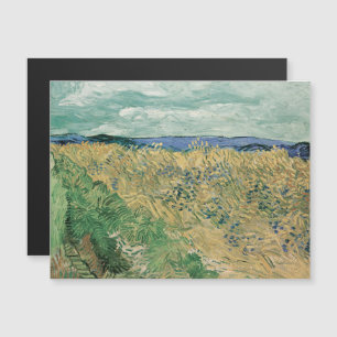 Invitation Magnétique Vincent Van Gogh, Wheatfield Avec Cornflowers