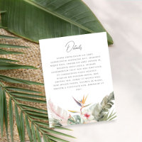 Magnifique Mariage Botanique Tropical