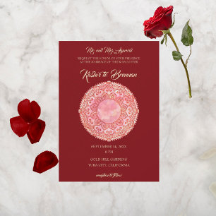 Invitation Magnifique Mariage Mehndi