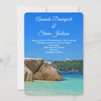 Magnifique mariage sur la côte rocheuse de la mer 