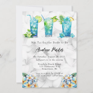 Invitation Mai Tai Pour Que La Mariée Soit Douche