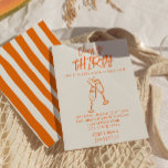 Invitation Main colorée rétro dessinée 30e Anniversaire lunai<br><div class="desc">Si vous cherchez une invitation unique à 30e anniversaire élégante et facile à éditer, celle-ci est parfaite pour vous. Comme vous le voyez, il est orangé écriture manuscrite avec des CHEERS fantaisistes à la THIRTHY. avec des lunettes de champagne colorées à la main orange sur le mode cheers sur arrière...</div>
