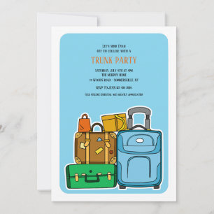 Invitation Main de la partie de coffre tirée