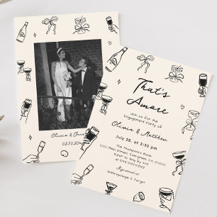 Invitation Main noire tirée c'est une partie plus d'engagemen