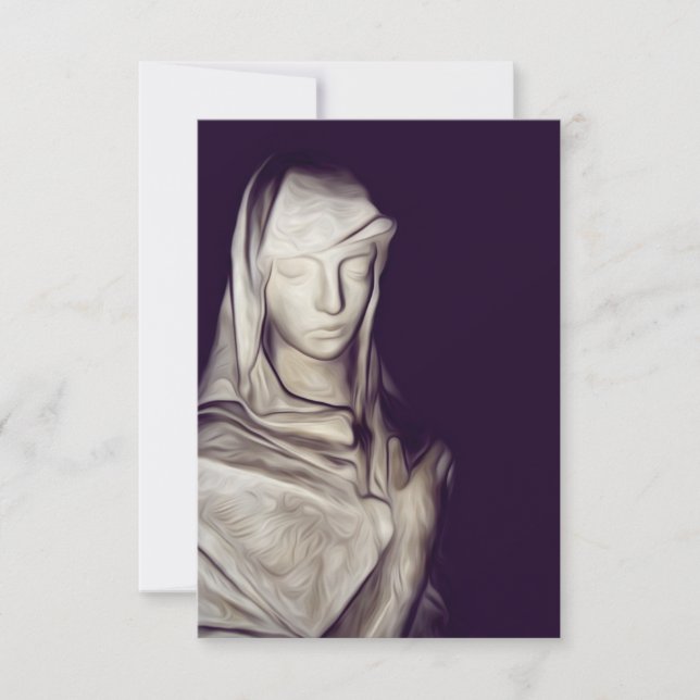 Invitation main sur coeur (Devant)