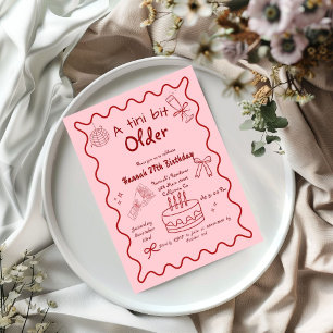 Invitation Main Tirée Un Tini Un Peu Plus Ancien Martini Anni