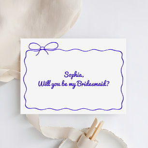 Invitation Main Whimsical Tirée Serez-Vous Ma Femme D'Accueil