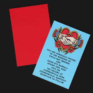 Invitation Mains dans le Mariage de tatouage de mariage