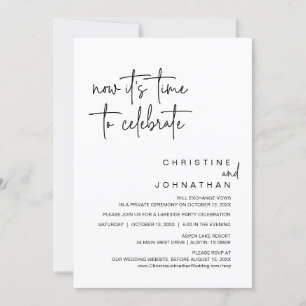 Invitation Maintenant, il est temps de célébrer la fête du Ma