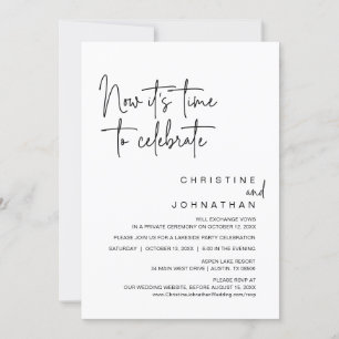 Invitation Maintenant, il est temps de célébrer la fête du Ma